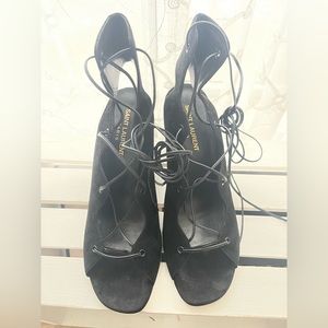 Saint Laurent strappy shoe